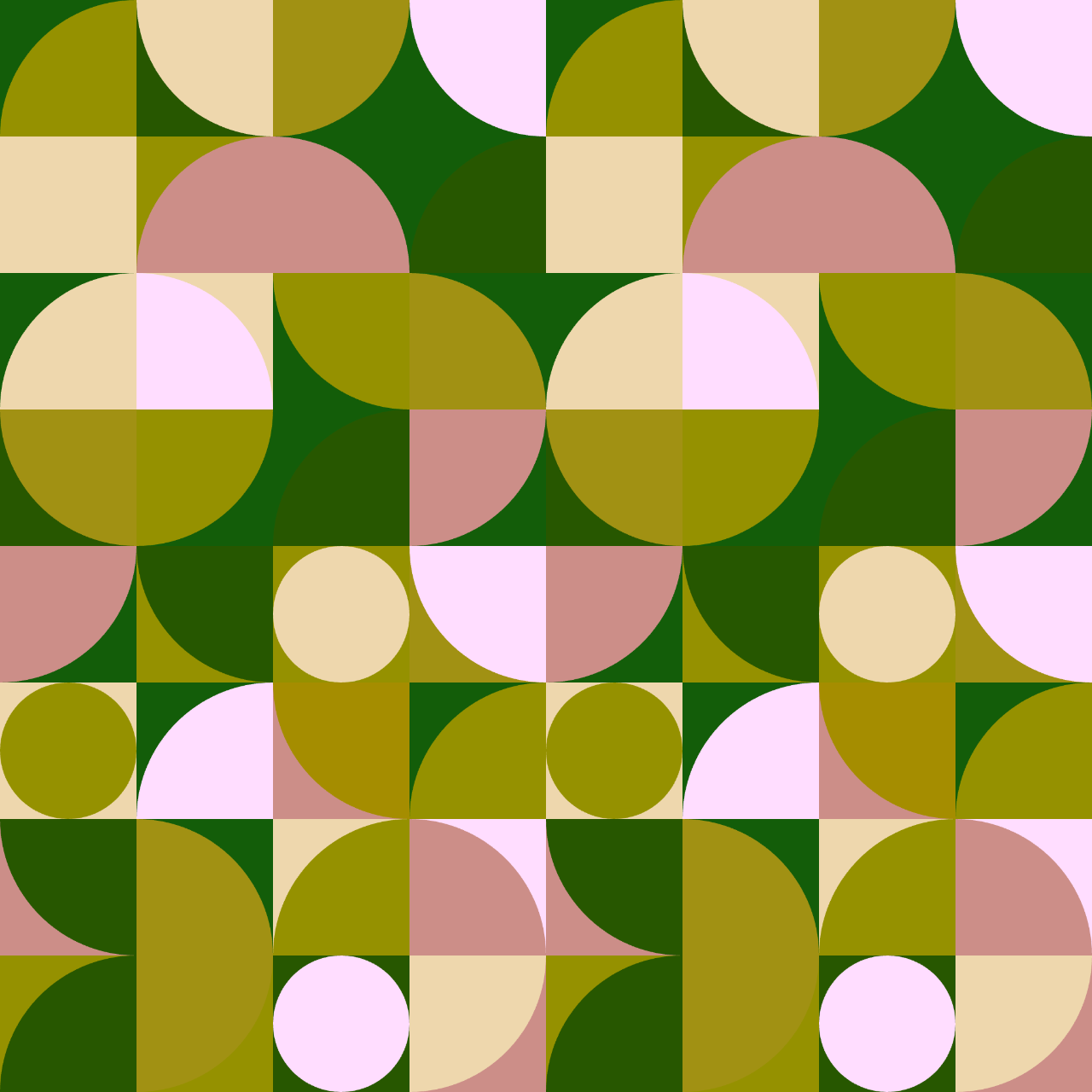 Retro Rustic Lilac Garden Curved Tile Seamless Pattern