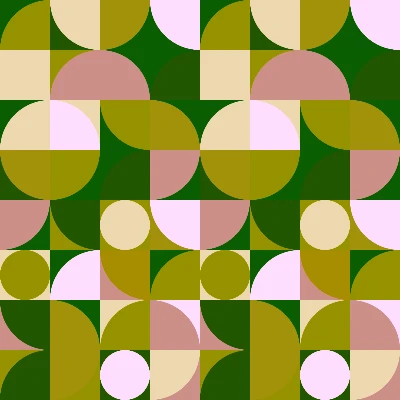 Retro Rustic Lilac Garden Curved Tile Seamless Pattern