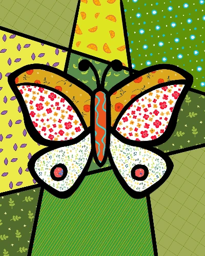Grace Hopper’s Bug Pop Art Butterfly Poster