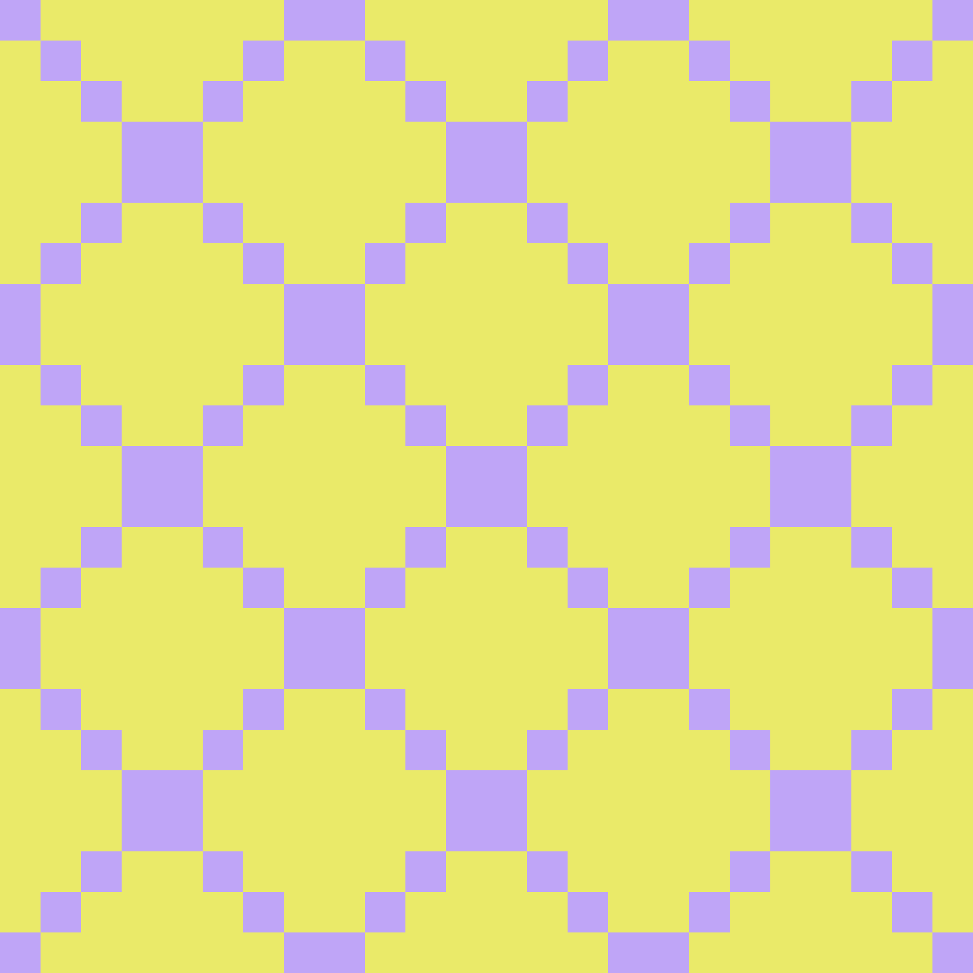 Retro Pixel Diamond Grid Seamless Pattern in Lemon & Lavender | Free Geometric Surface Design