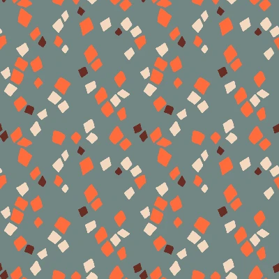 Modern Terrazzo Retro Motif Seamless Pattern