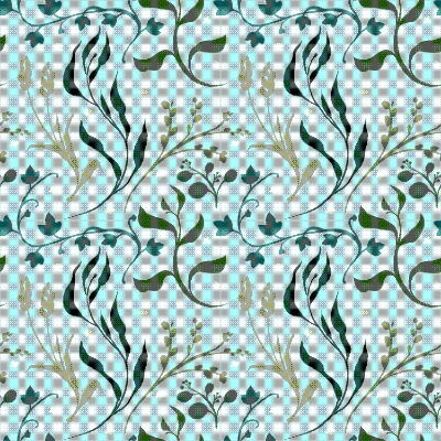 Ivy, Eucalyptus, & Laurel Winter Botanical Pattern 