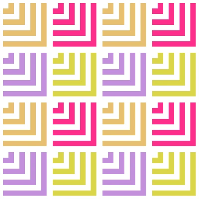 Modern Nested Chevron Arrows Seamless Pattern in Lavender & Apricot | Free Geometric Surface Design