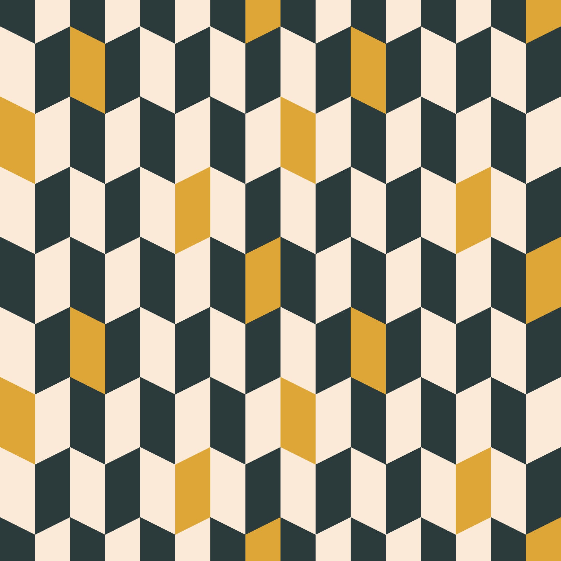 Retro Chevron Fleck Checkers Seamless Pattern in Evergreen & Mustard | Free Geometric Surface Design