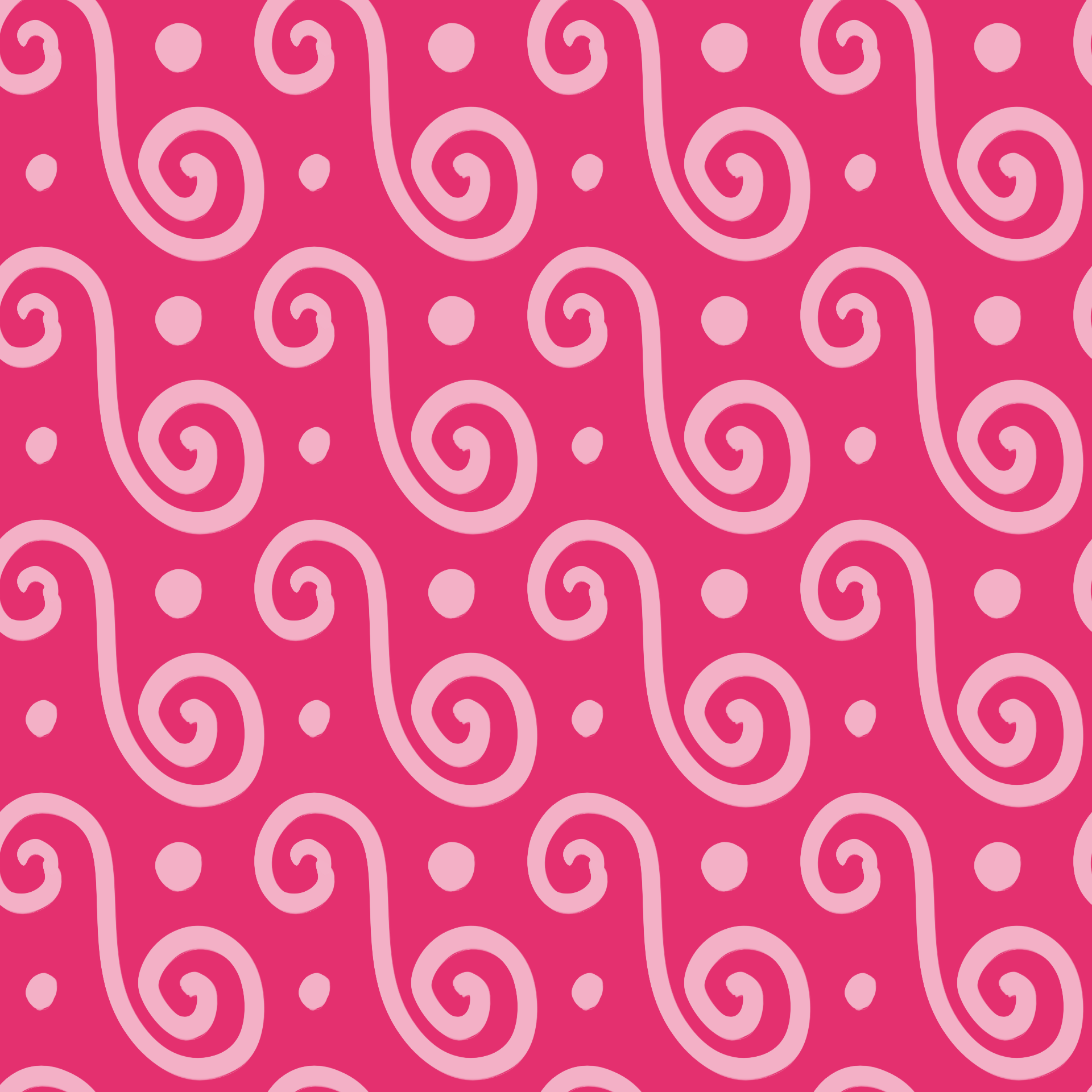 Pop Art Pink Candy Swirls Pattern