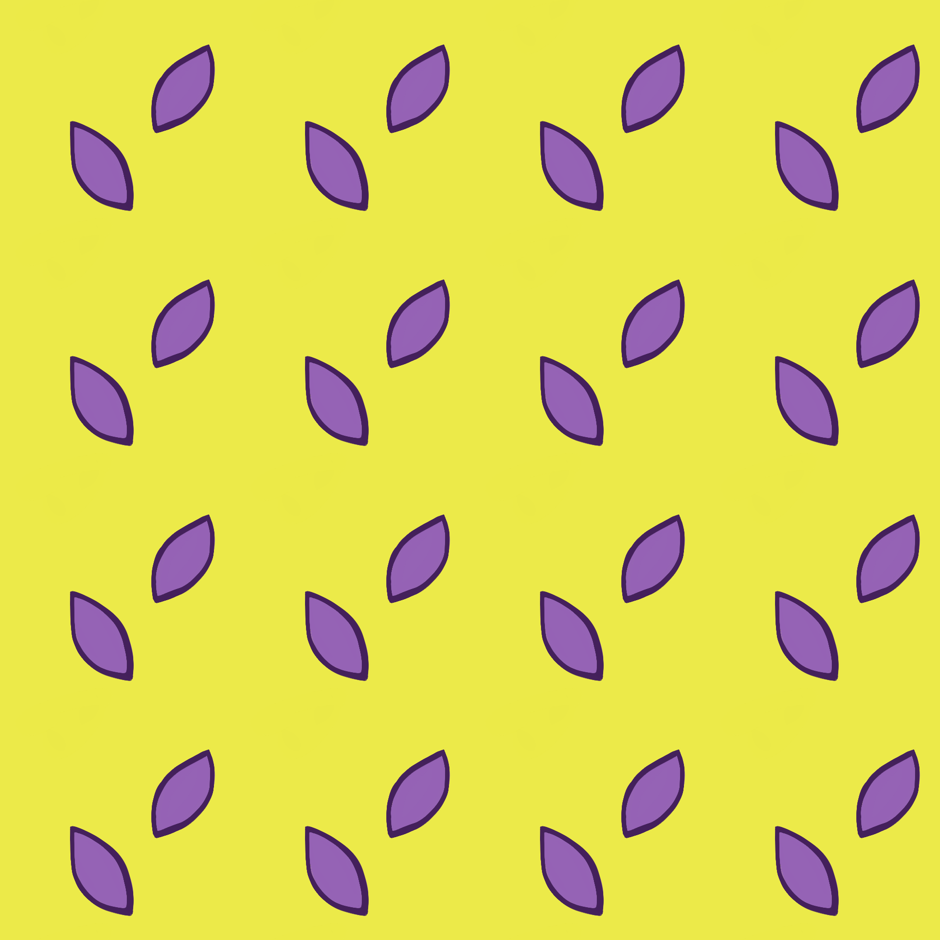 Pop Art Leaf Duo Pattern