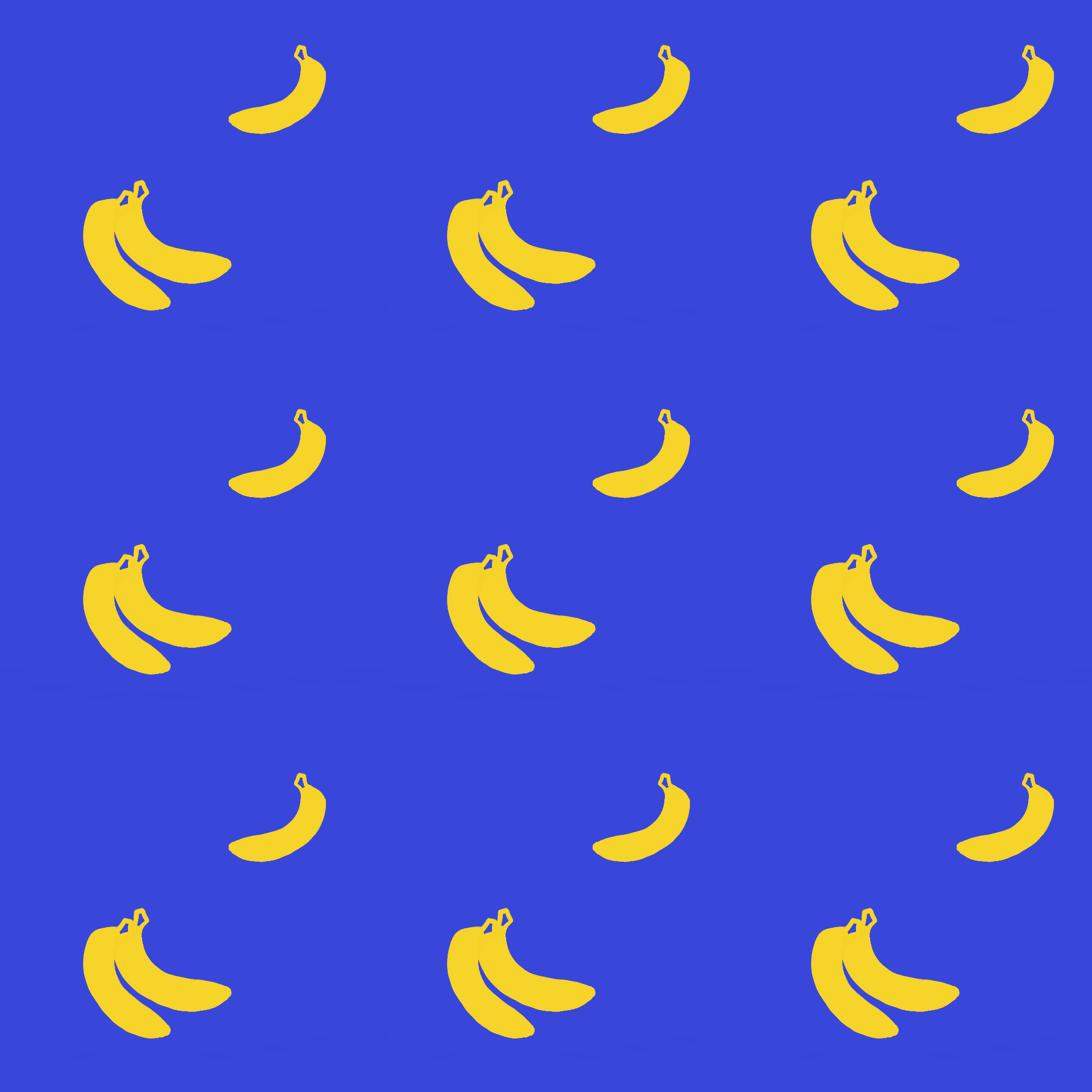 Pop Art Banana Pattern