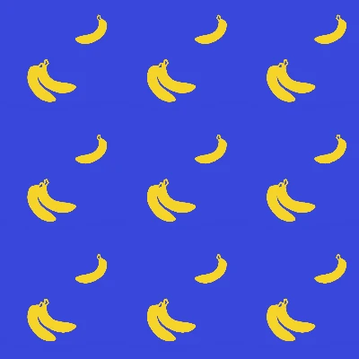 Pop Art Banana Pattern