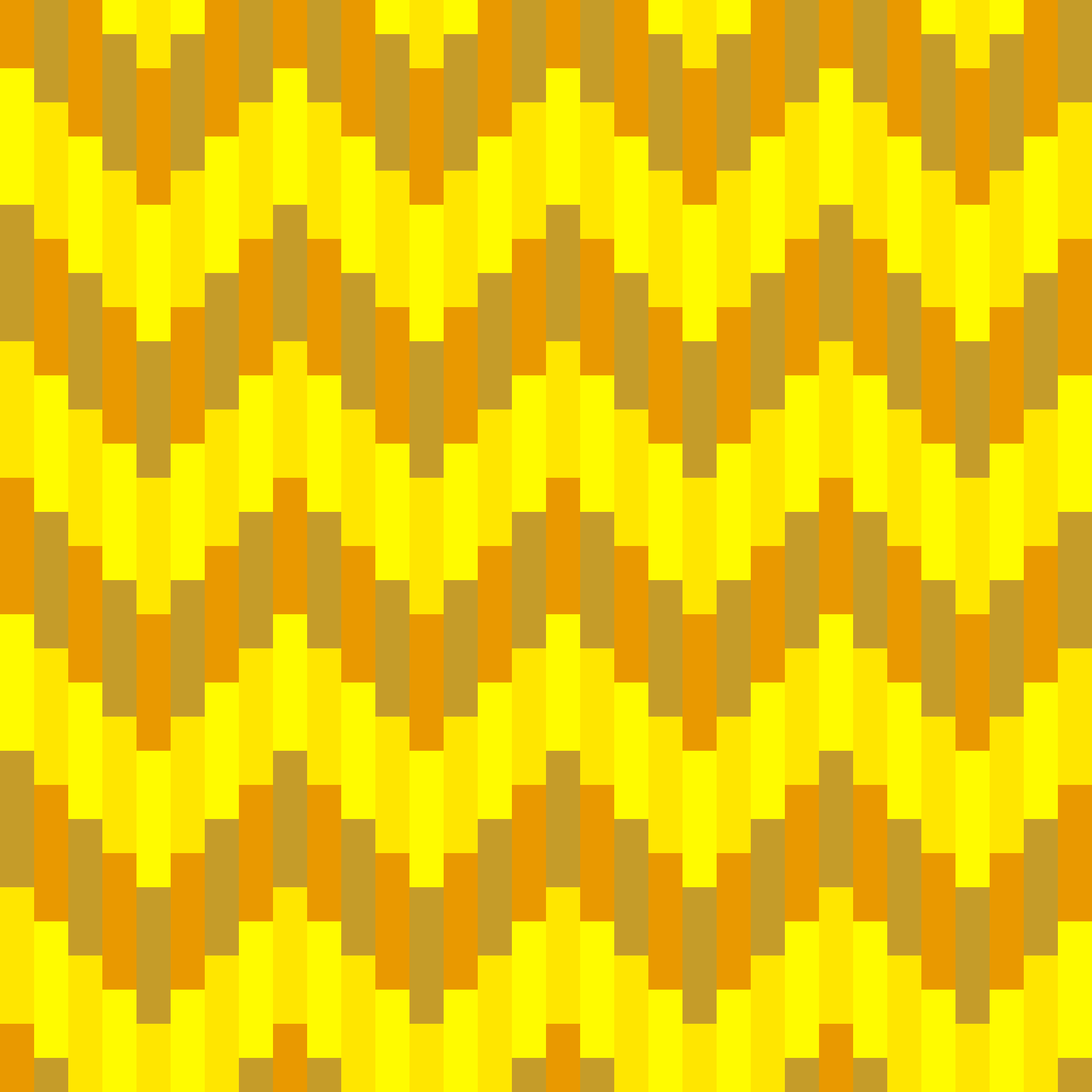Retro Pixel Chevron Warp Weave Seamless Pattern in Honey & Saffron | Free Geometric Surface Design
