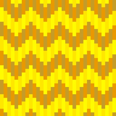 Retro Pixel Chevron Warp Weave Seamless Pattern in Honey & Saffron | Free Geometric Surface Design
