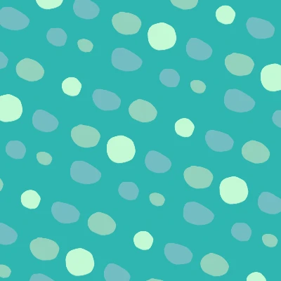 Dappled Sunlight Dewy Gumdrops Seamless Pattern