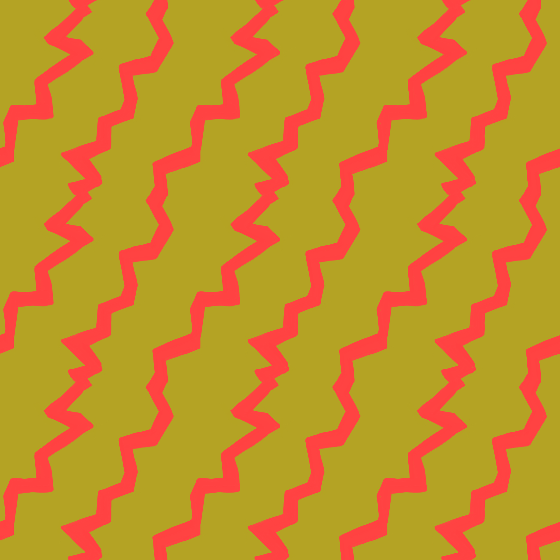 Pop Art Zigzag Jagged Stripe Pattern