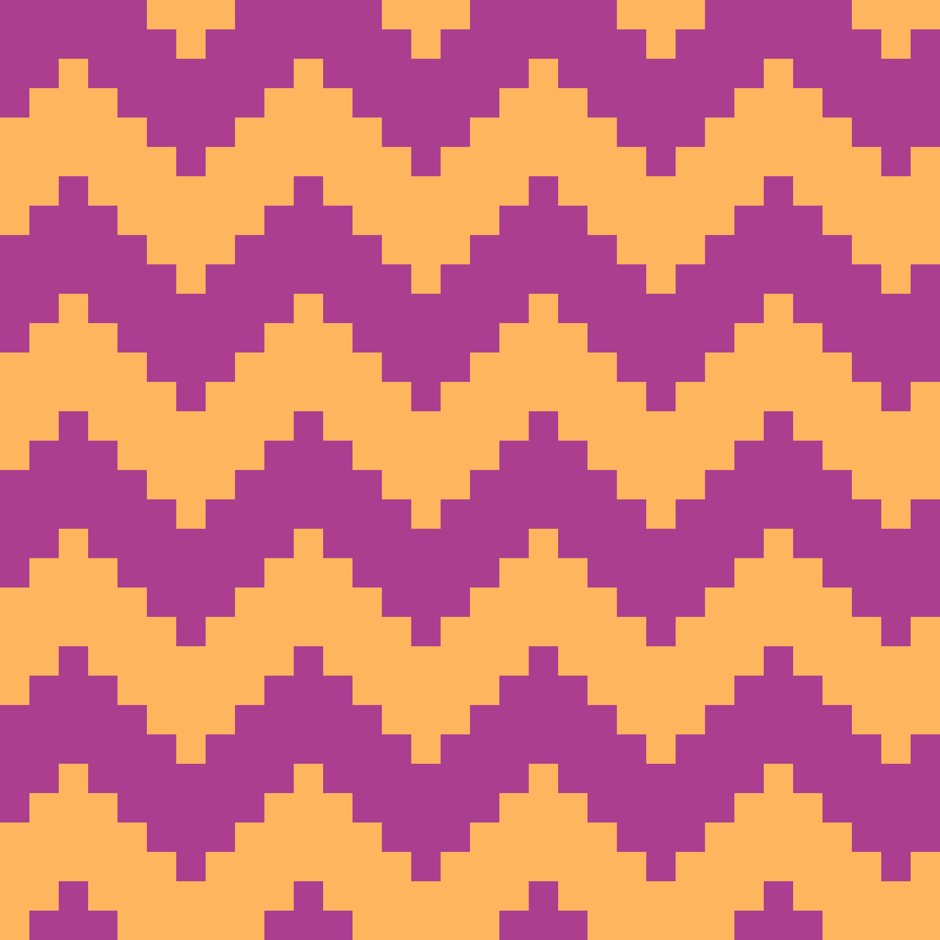 Retro Pixel Chevron Weave Seamless Pattern in Magenta & Apricot | Free Geometric Surface Design