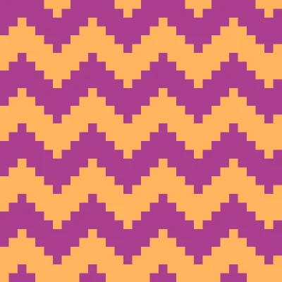 Retro Pixel Chevron Weave Seamless Pattern in Magenta & Apricot | Free Geometric Surface Design