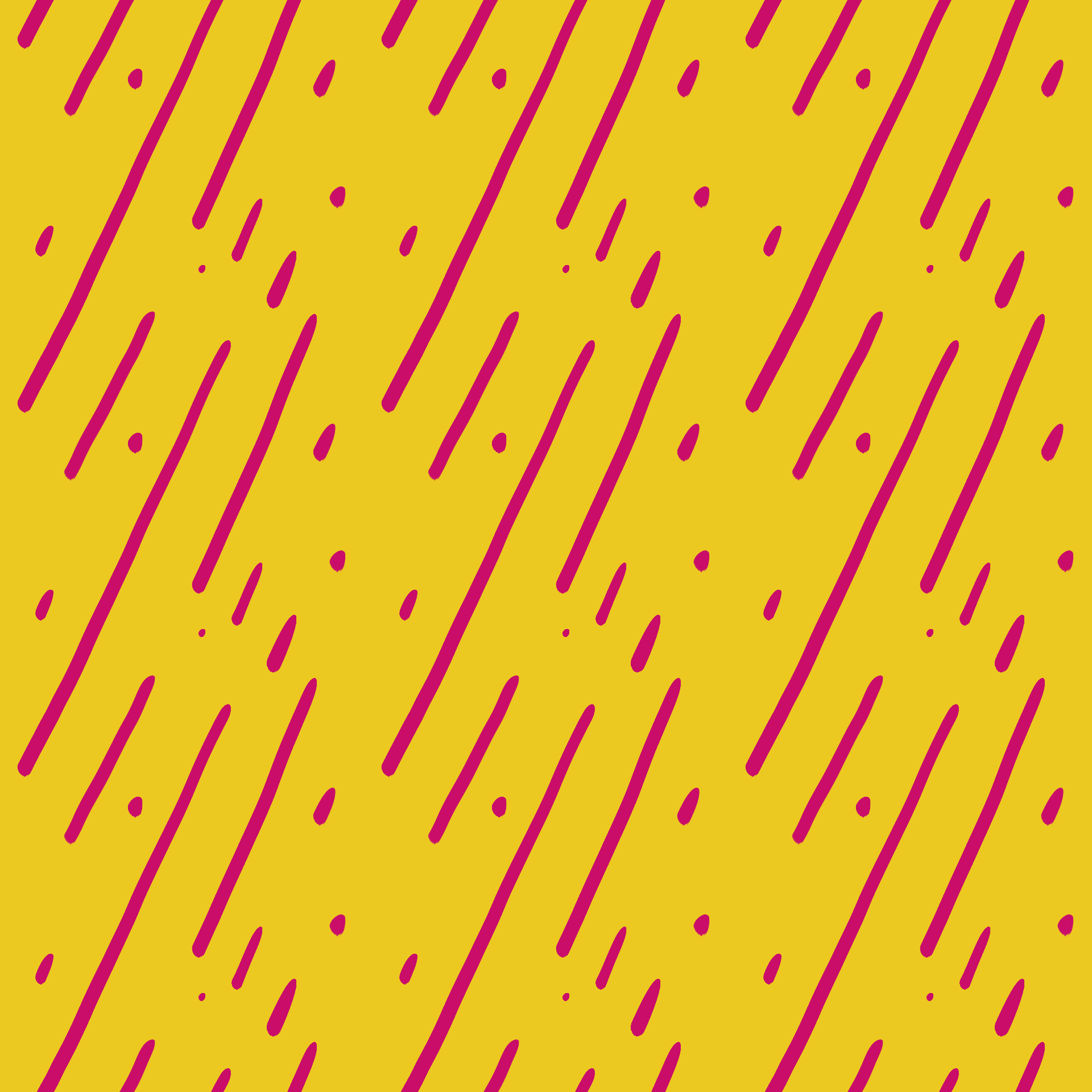 Pop Art Lines and Jots in Yellow & Magenta Pattern