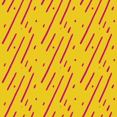 Pop Art Lines and Jots in Yellow & Magenta Pattern