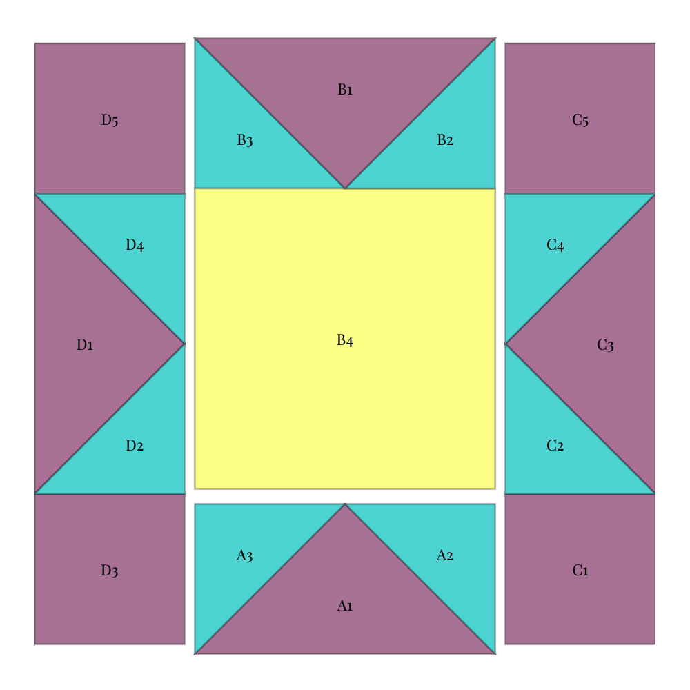 FPP Quilt Block: Ladies' Art Company No. 005 | Sawtooth Star Foundation Paper Piecing Pattern