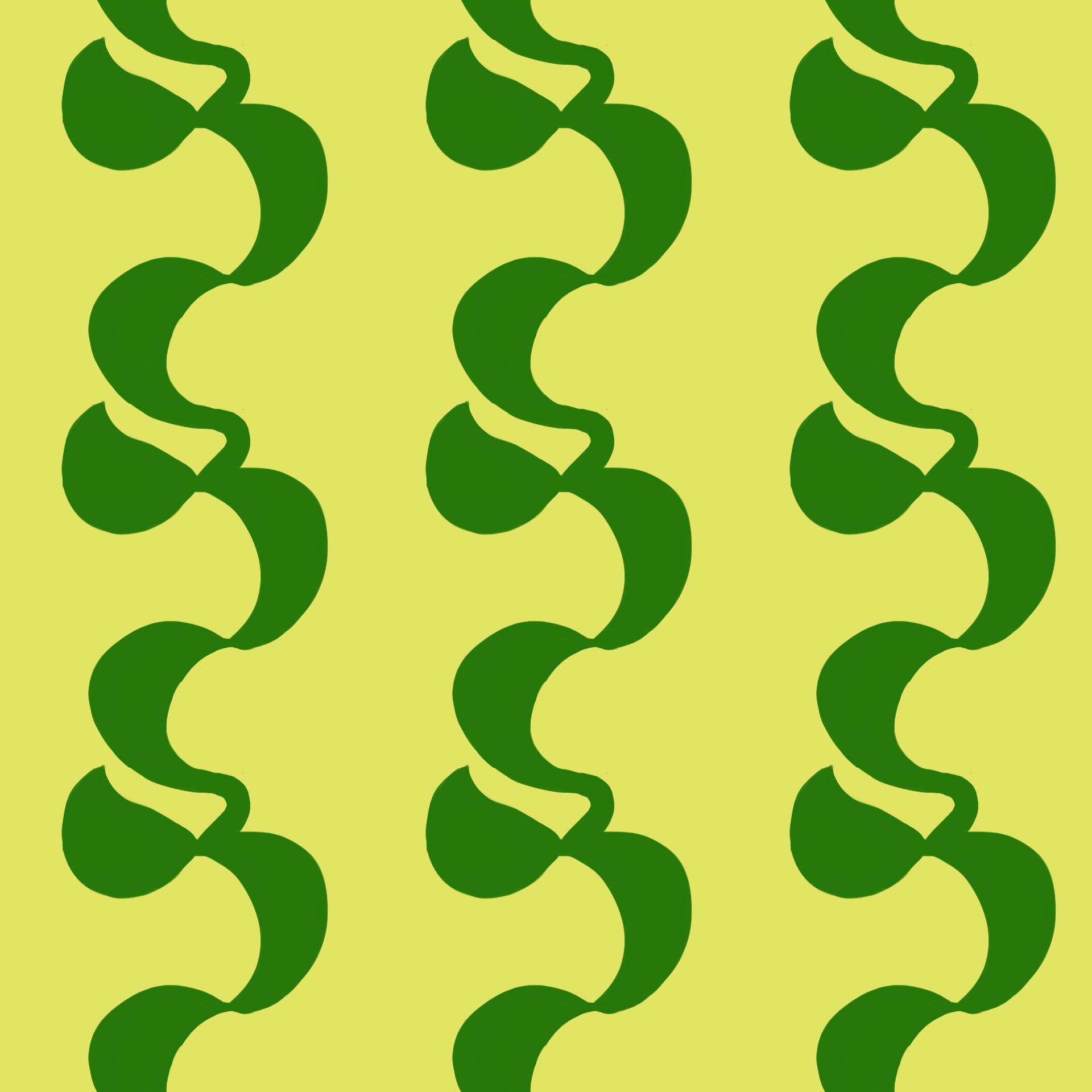 Wavy Organic Vine Seamless Pattern