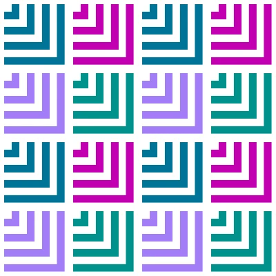 Modern Nested Chevron Arrows Seamless Pattern in Magenta & Teal | Free Bold Geometric Surface Design