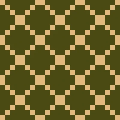 Retro Pixel Diamond Grid Seamless Pattern in Forest Green & Gold | Free Geometric Surface Design