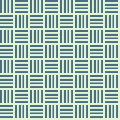 Retro Diagonal Basketweave Seamless Pattern in Slate Blue & Mint | Free Geometric Surface Design