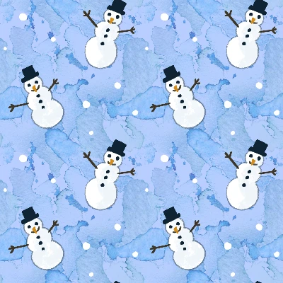 Winter Snowman Pattern