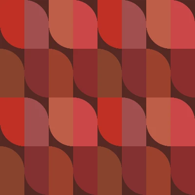 Modern Diagonal Petaled Tile Seamless Pattern in Crimson & Maroon | Bold Geometric Design