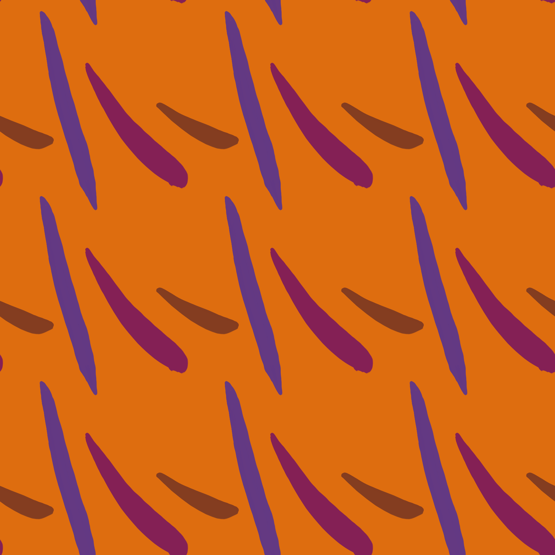 Pop Art Retro Brushstroke Seamless Pattern