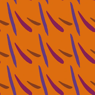 Pop Art Retro Brushstroke Seamless Pattern