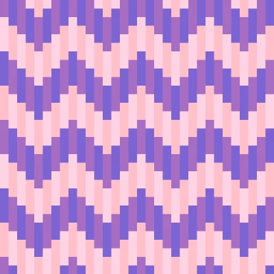 Retro Pixel Chevron Warp Weave Seamless Pattern in Violet & Blush | Free Geometric Surface Design