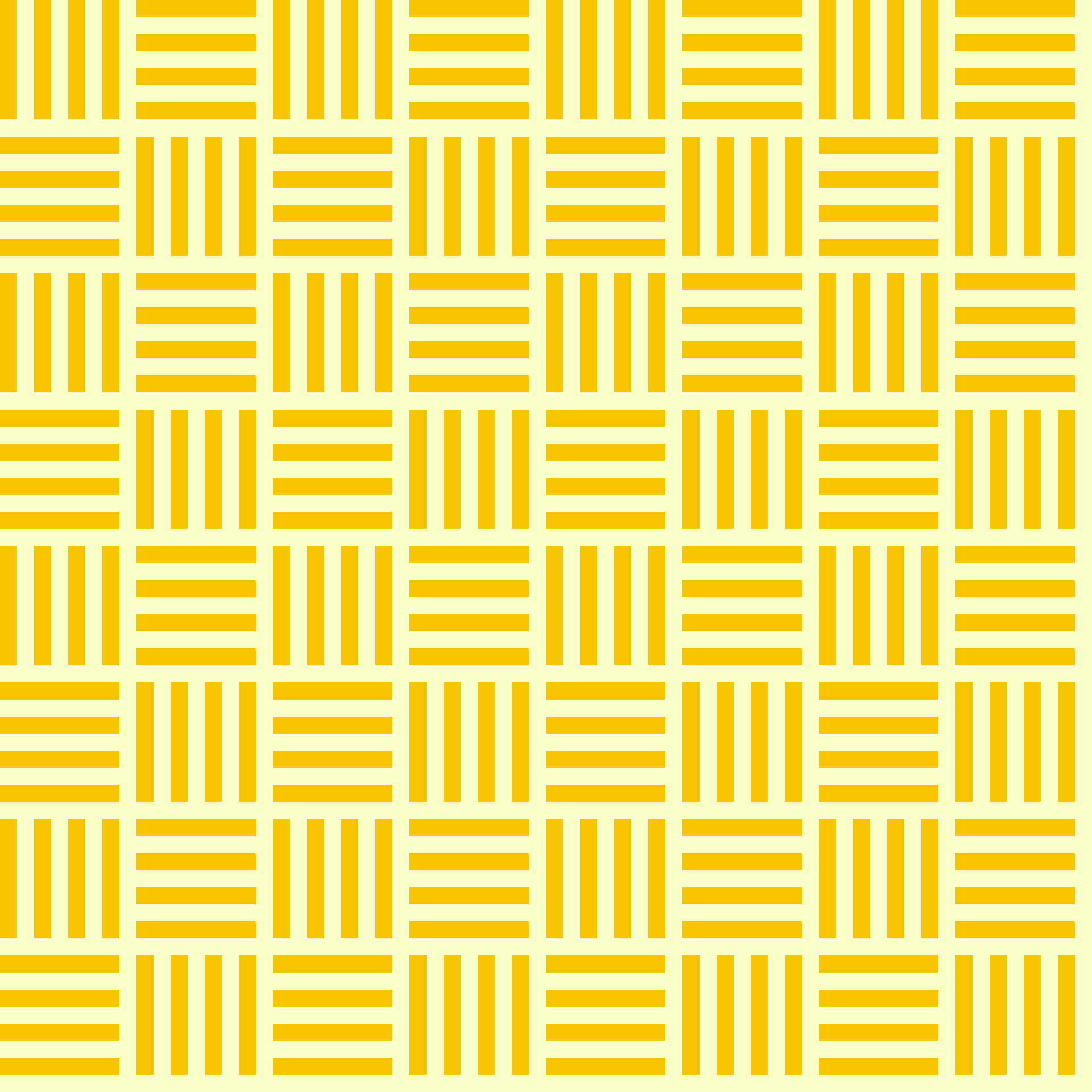 Retro Basketweave Checkers Seamless Pattern in Marigold & Lemon | Free Geometric Surface Design