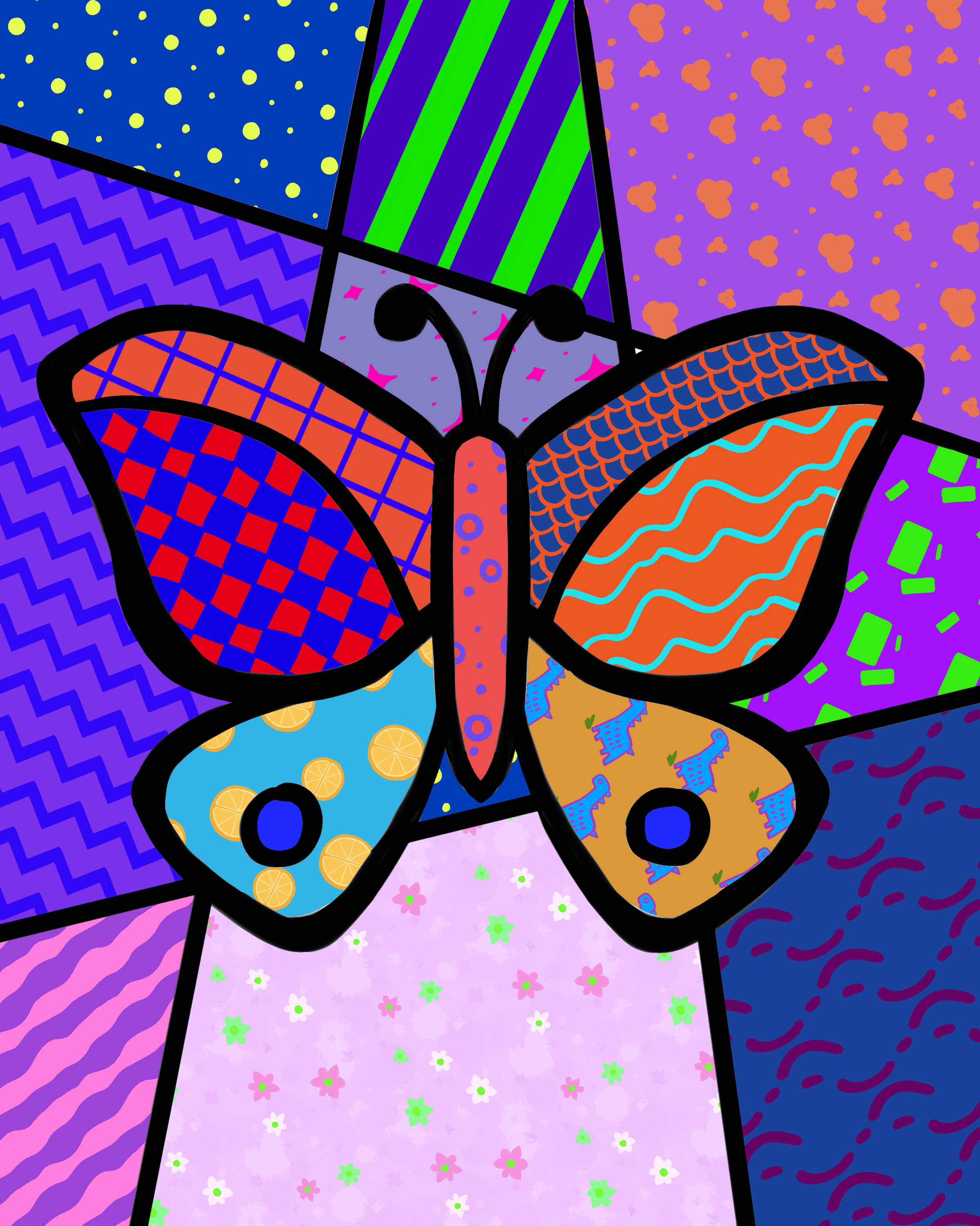 Grace Hopper Pop Art Moth Poster