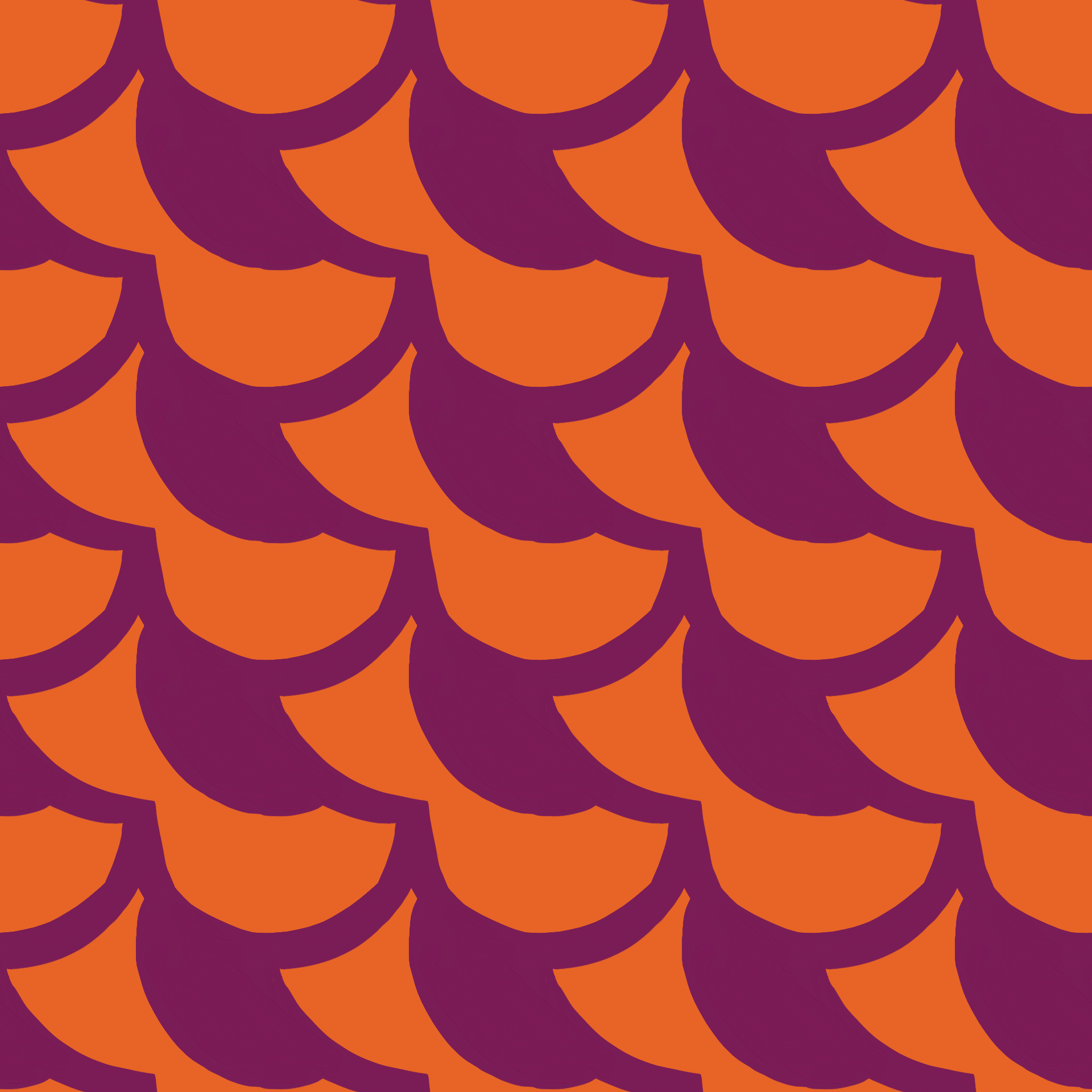 Retro Scallop Double Tile Seamless Pattern