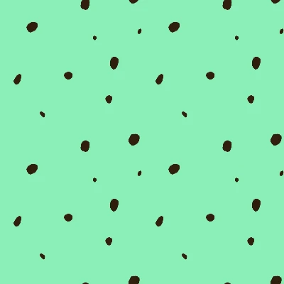 Pop Art Mint Chocolate Chip Pattern