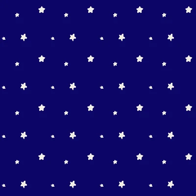 Pop Art Midnight Scattered Stars Pattern