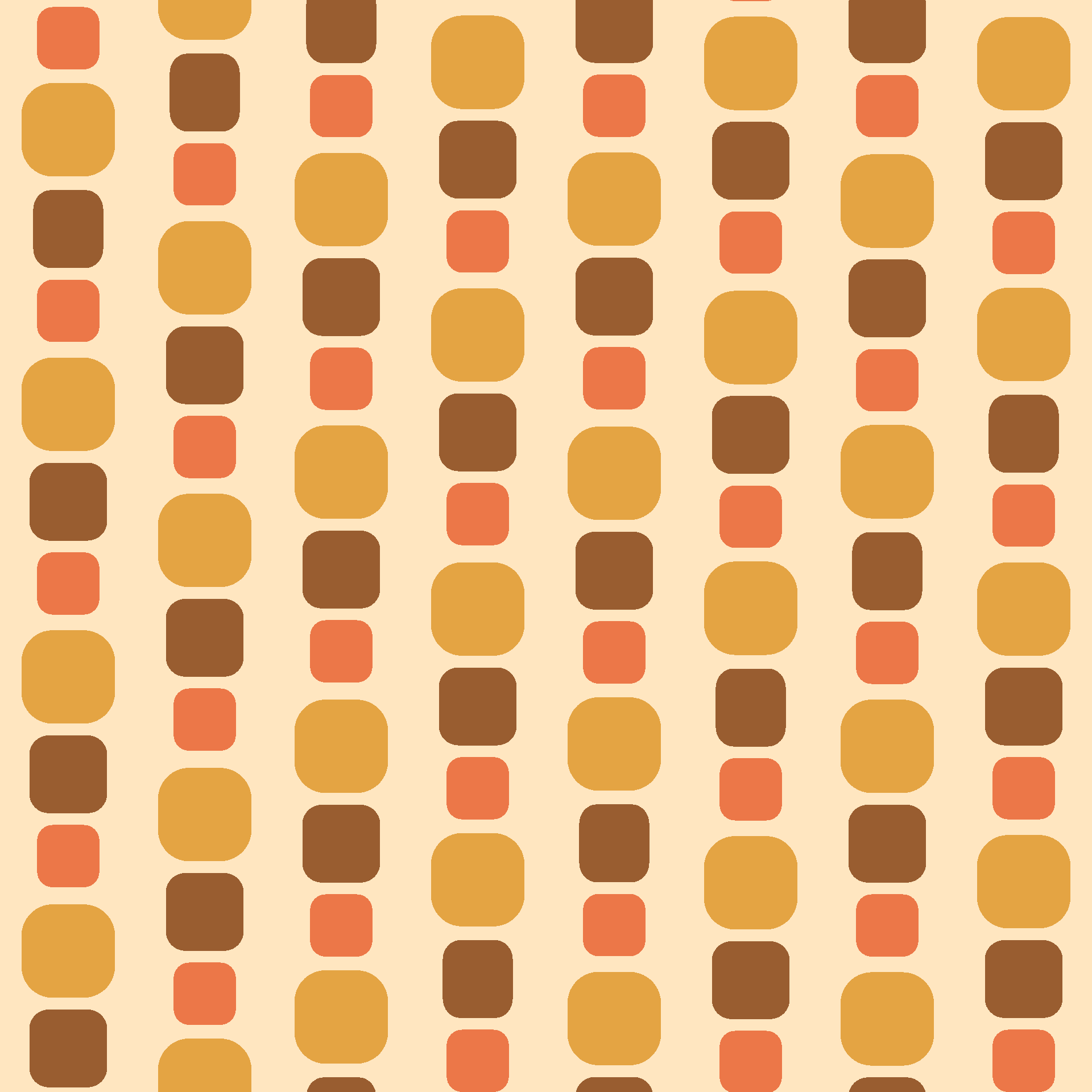 Retro Morsel Strands Seamless Pattern in Caramel & Cocoa | Free Geometric Surface Design