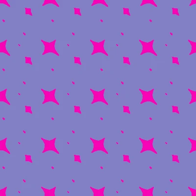 Pop Art Playful Starbursts in Lavender & Pink Pattern