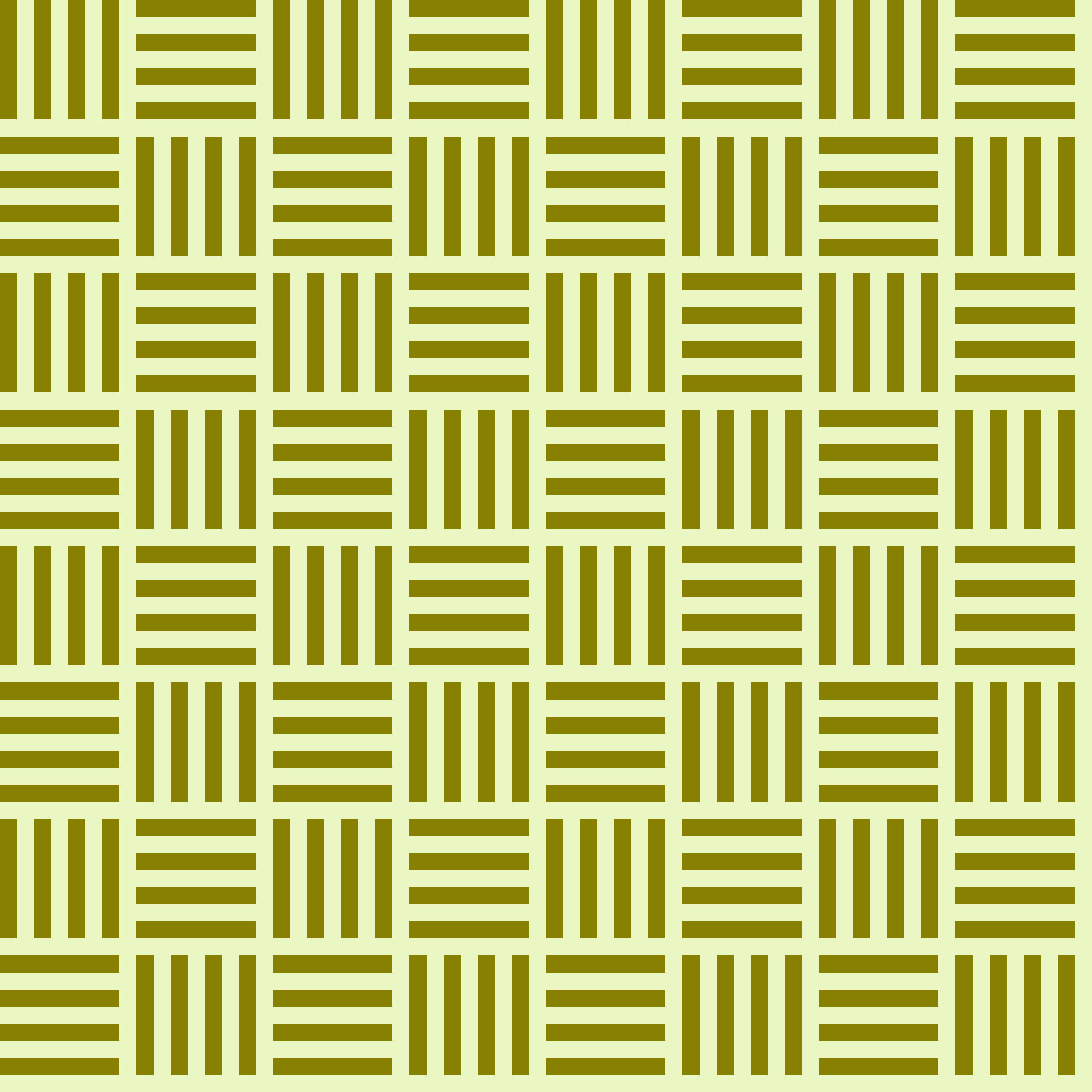 Retro Diagonal Basketweave Seamless Pattern in Olive & Chartreuse | Free Geometric Surface Design