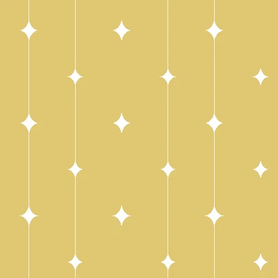  Retro Stellated Star Strands Seamless Pattern in Honey Gold & White | Free Geometric Surface Design